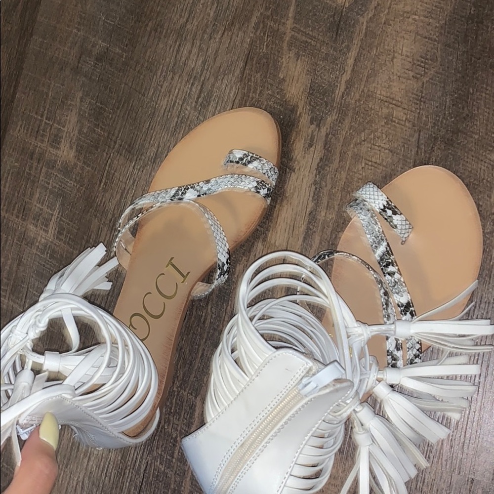 Sandals never worn